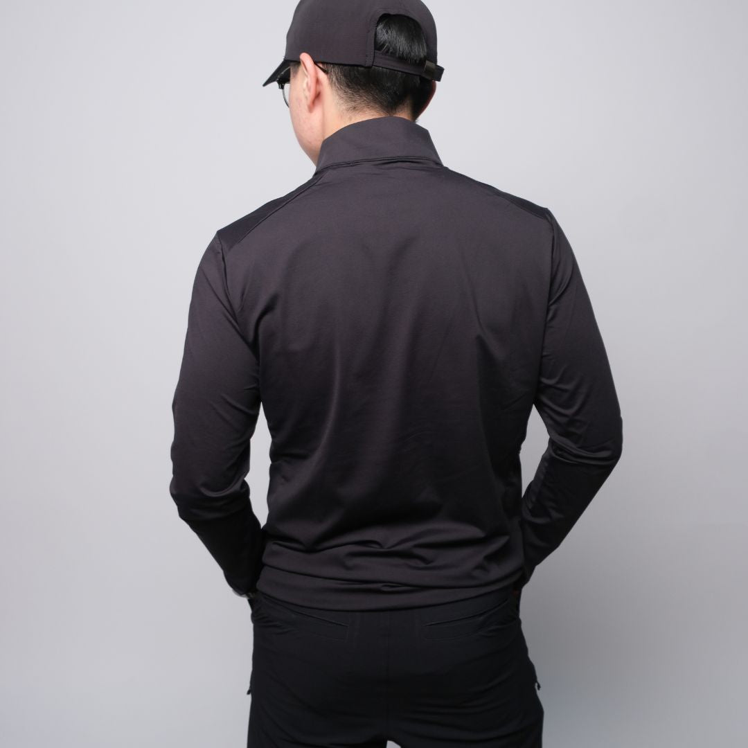 Umbalai "Endeavor" Quarter-Zip – Stealth Black