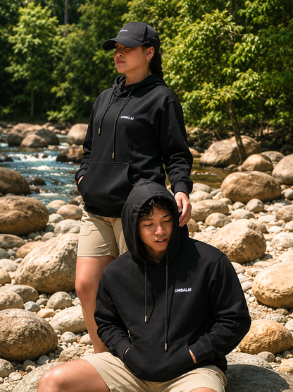 Umbalai "Summit" Hoodie - Onyx Black
