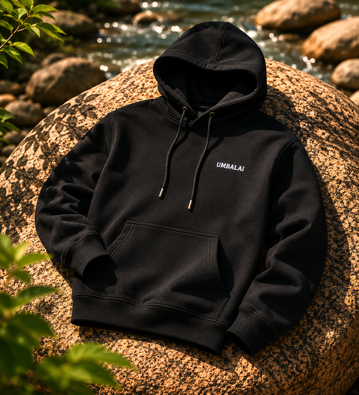 Umbalai "Summit" Hoodie - Onyx Black